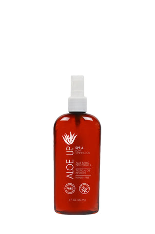 Aloe Up Tanning Oil SPF 6 - 120ml Pump